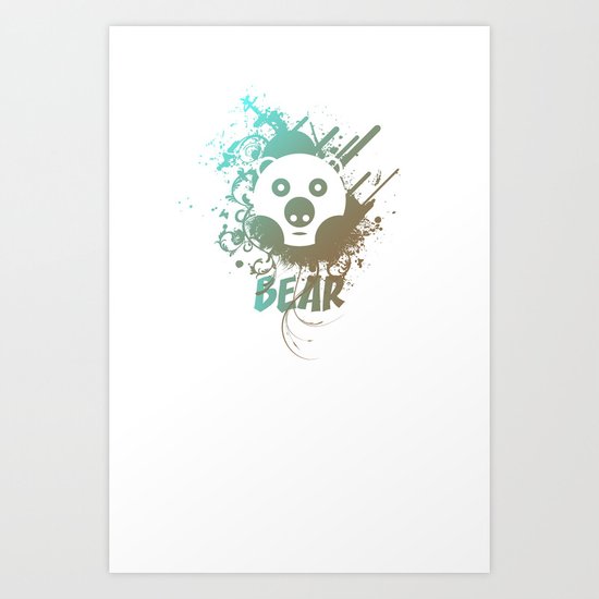 Bear | Zoo serie Art Print