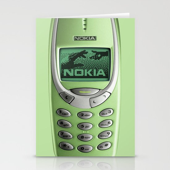 OLD NOKIA Green Lime Stationery Cards