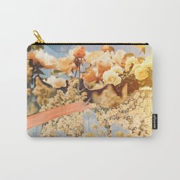 Yellow Wildflower Collage Carry-All Pouch
