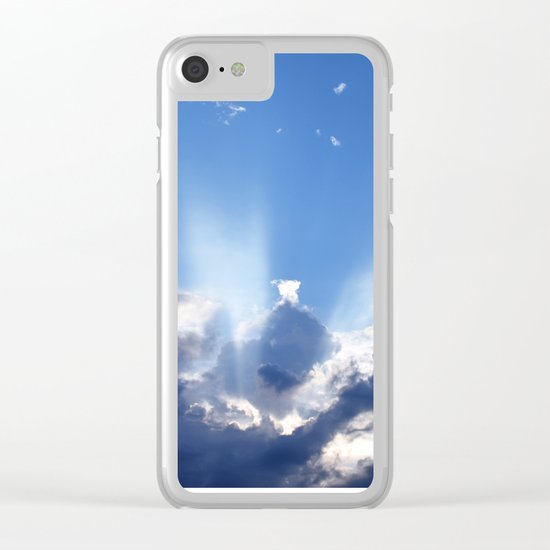 Cloudy Sky Clear iPhone Case