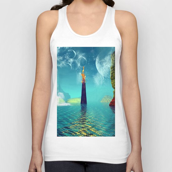 Fantasy landscape Unisex Tank Top