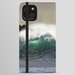 Emerald Wave iPhone Wallet Case