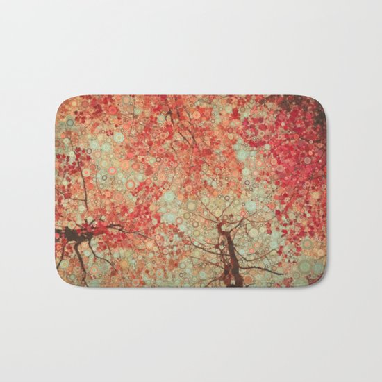 Autumn Reds Bath Mat