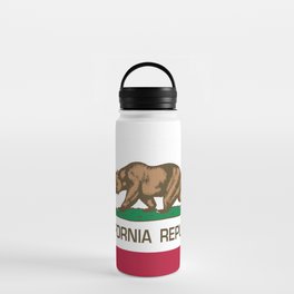 California Republic Flag Water Bottle