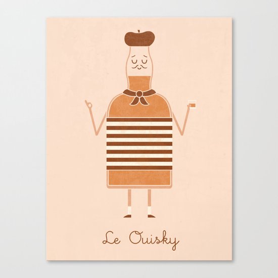 Le Ouisky Canvas Print