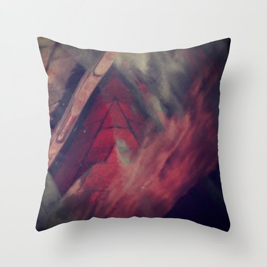 Pyramid Ablaze Throw Pillow