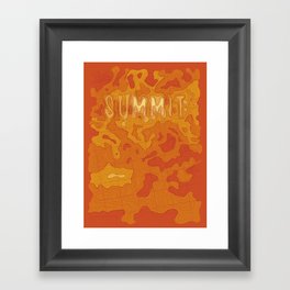 SUMMIT Framed Art Print