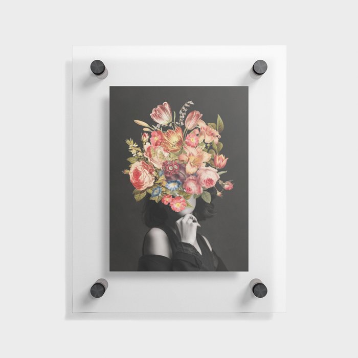 Vintage floral bouquet Floating Acrylic Print