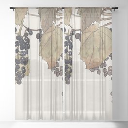 Frost Grape Sheer Curtain