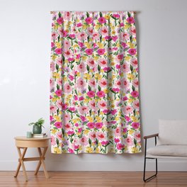 Bold Floral Blackout Curtains Society6
