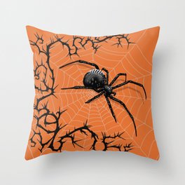 Briar Web- Halloween Throw Pillow