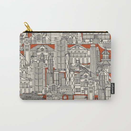 Hong Kong toile de jouy Carry-All Pouch