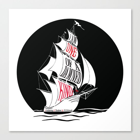 A Gathering of Shadows - One of a Damn Kind Canvas Print