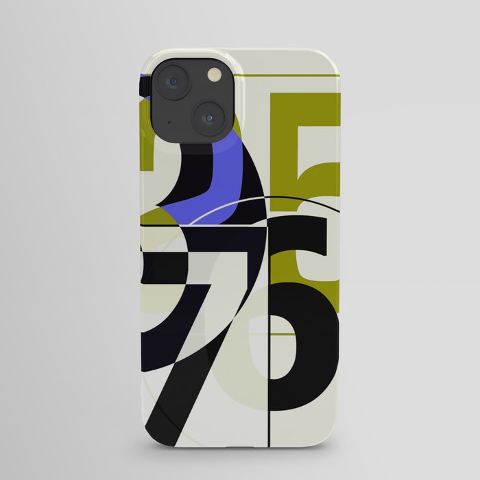 Race Car Art Abstract Auto Art - Race Numbers One iPhone Case