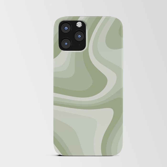 Abstract Wavy Stripes LXXVIII iPhone Card Case