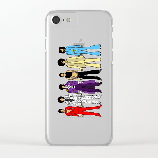 Outfits of Purple Fashion on Purple Clear iPhone Case