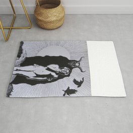 Whispers of the Wild Woman Rug