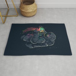 Jellyspace Rug | Curated, Surrealism, Stars, People, Space, Astronauts, Drawing, Jellyspace, Cosmonauts, Intergalactic 