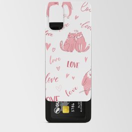 Animal Couples For Valentine's Day Animals In Love Android Card Case