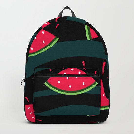 Watermelon slice . Backpack