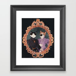 royal cats Framed Art Print