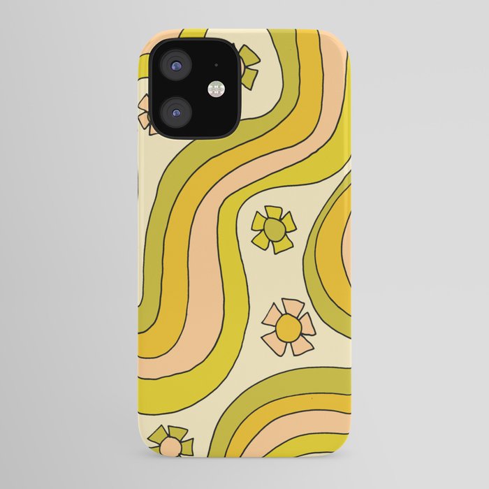 Groovy Rainbow Flower Power Wallpaper Vibes Iphone Case By Surfy Birdy Society6