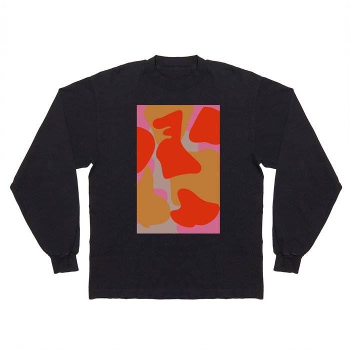 1 Abstract Shapes 220725 Valourine Digital Design Long Sleeve T Shirt