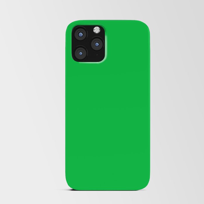 NOW BRIGHT FOREST GREEN COLOR iPhone Card Case