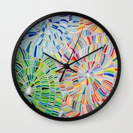 Spiral Rolls Wall Clock | Spiral, Felttip, Color, Original, Pen, Colour, Round, Creative, Drawing, Colorful 