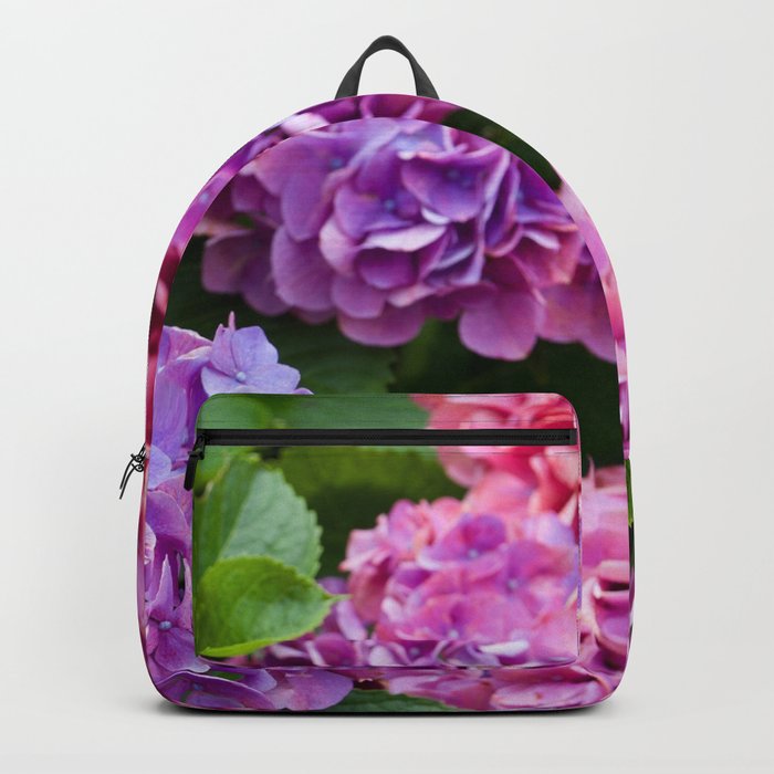 Pink & Purple Flowers Backpack