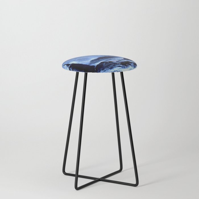 A lighthouse in the storm Counter Stool