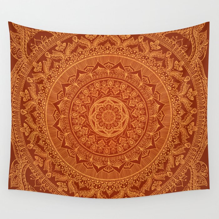 Mandala Spice Wall Tapestry