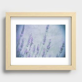 Lavender Blue Recessed Framed Print