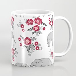 Alabama university crimson tide elephant pattern college sports alumni gifts Coffee Mug