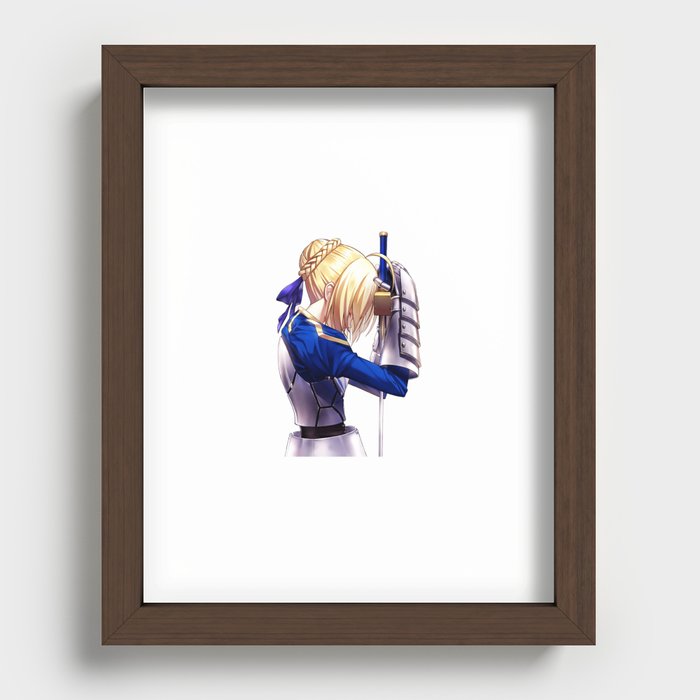 Fate Stay Night Recessed Framed Print