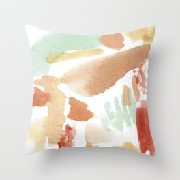 Watercolor in Song Throw Pillow