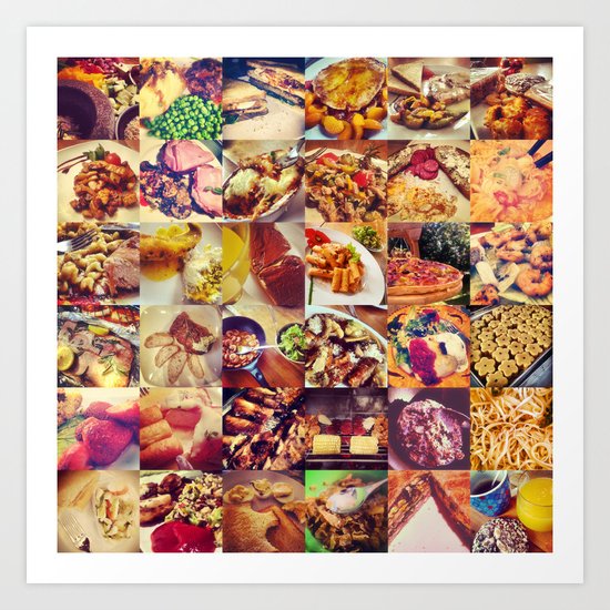 Food Porn Art Print
