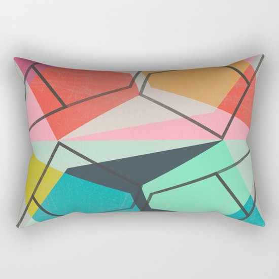 ColorBlock III Rectangular Pillow