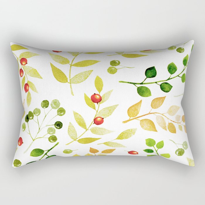 Branches and Leaves 2 Rectangular Pillow
