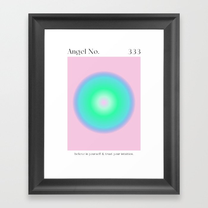 Angel Number 333 Framed Art Print
