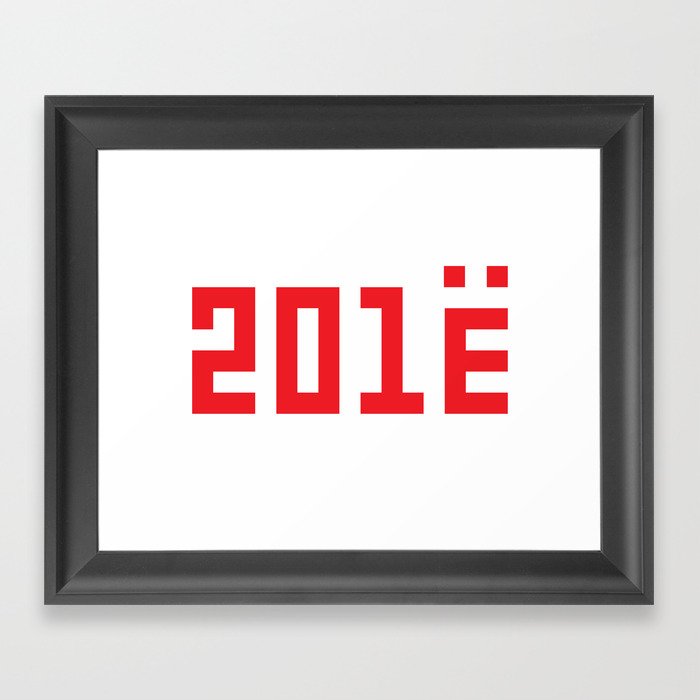 201Ё / New Year 2013 Framed Art Print