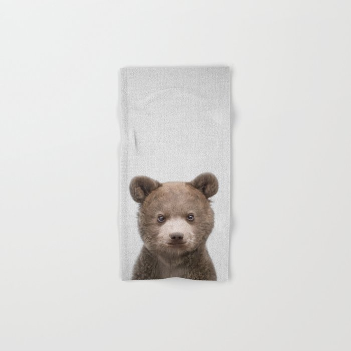 Baby Bear - Colorful Hand & Bath Towel by Gal Design | Society6