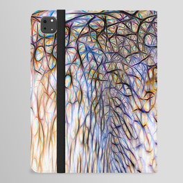 Surrealistic Wavy Abstract Artwork iPad Folio Case