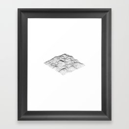 Dot Landscape Framed Art Print