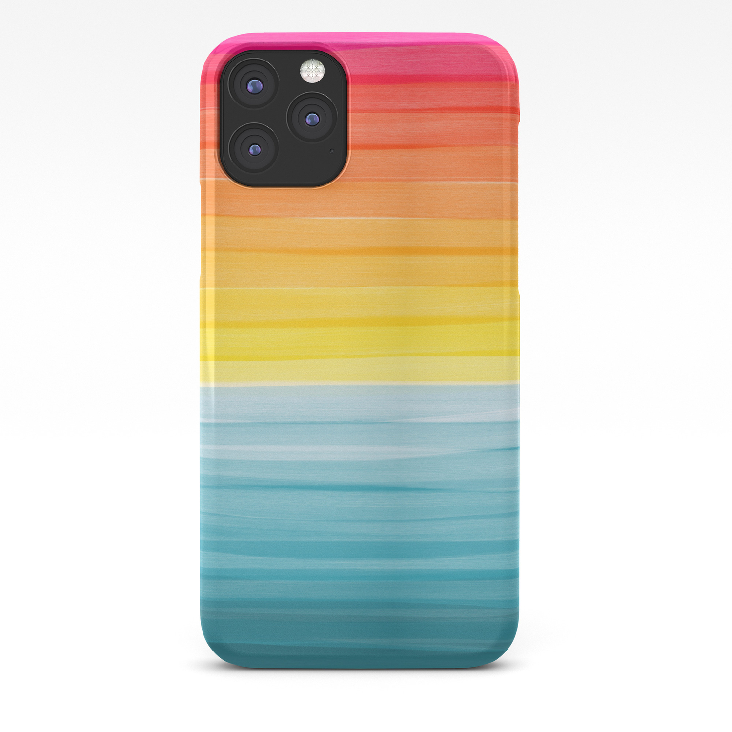 Sunset On The Ocean Minimalist Painting Iphone Case By