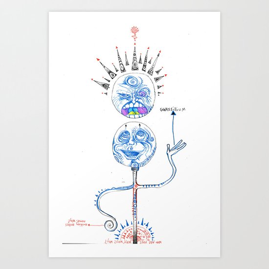 Gwassilium Art Print