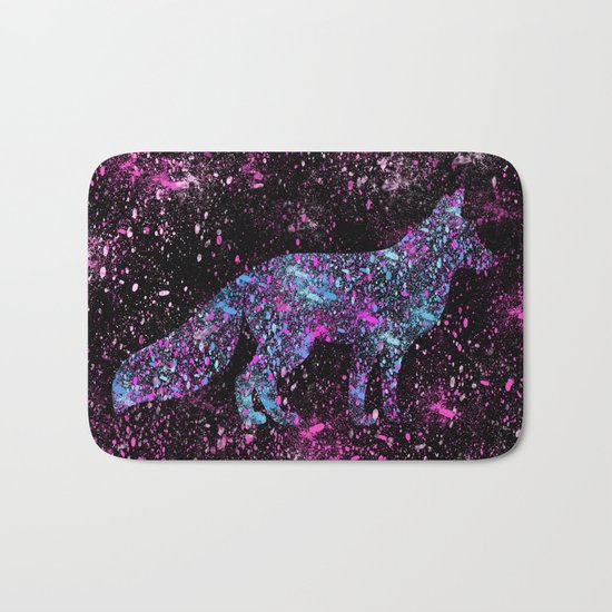 Cosmic Fox Bath Mat