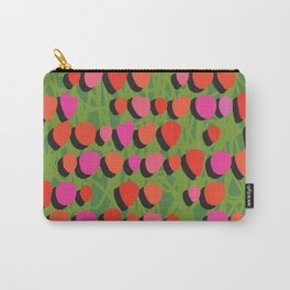 Strawberry Graffiti in Grass Carry-All Pouch