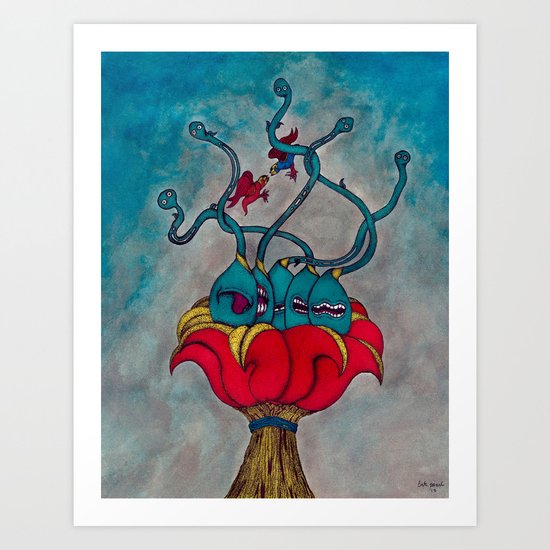 Schizo Art Print