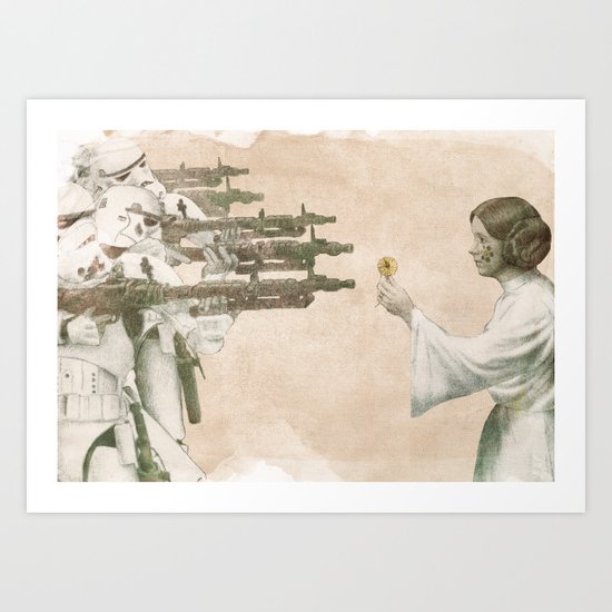 Flowers for Alderaan Art Print